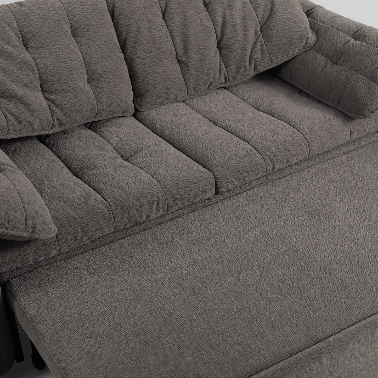 Cloud Elephant Ears Folding Corner Sofa Bed with Storage