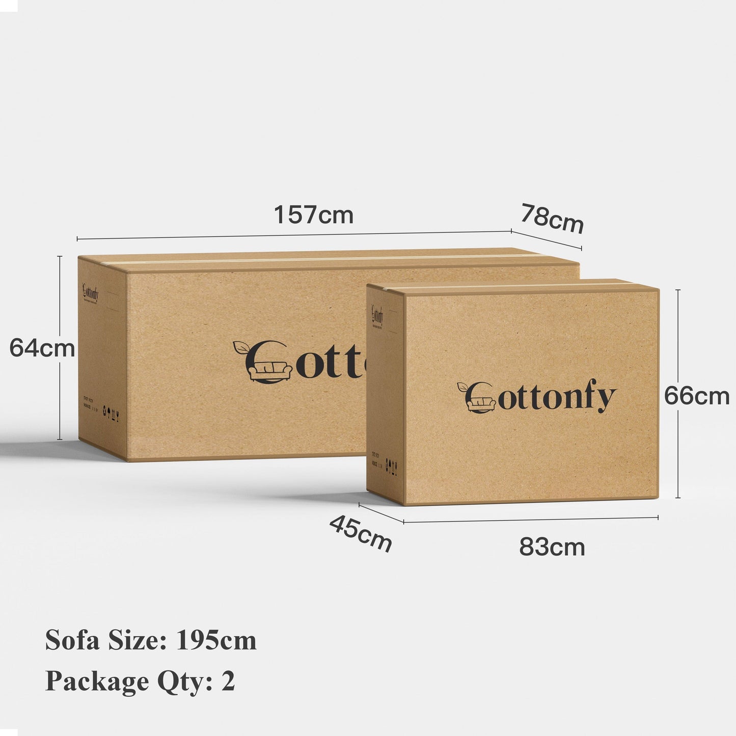 Cottonfy Multifunctional Sleeper Pull Out 2 Seater Sofa Bed with Storage Space Cottonfy UK