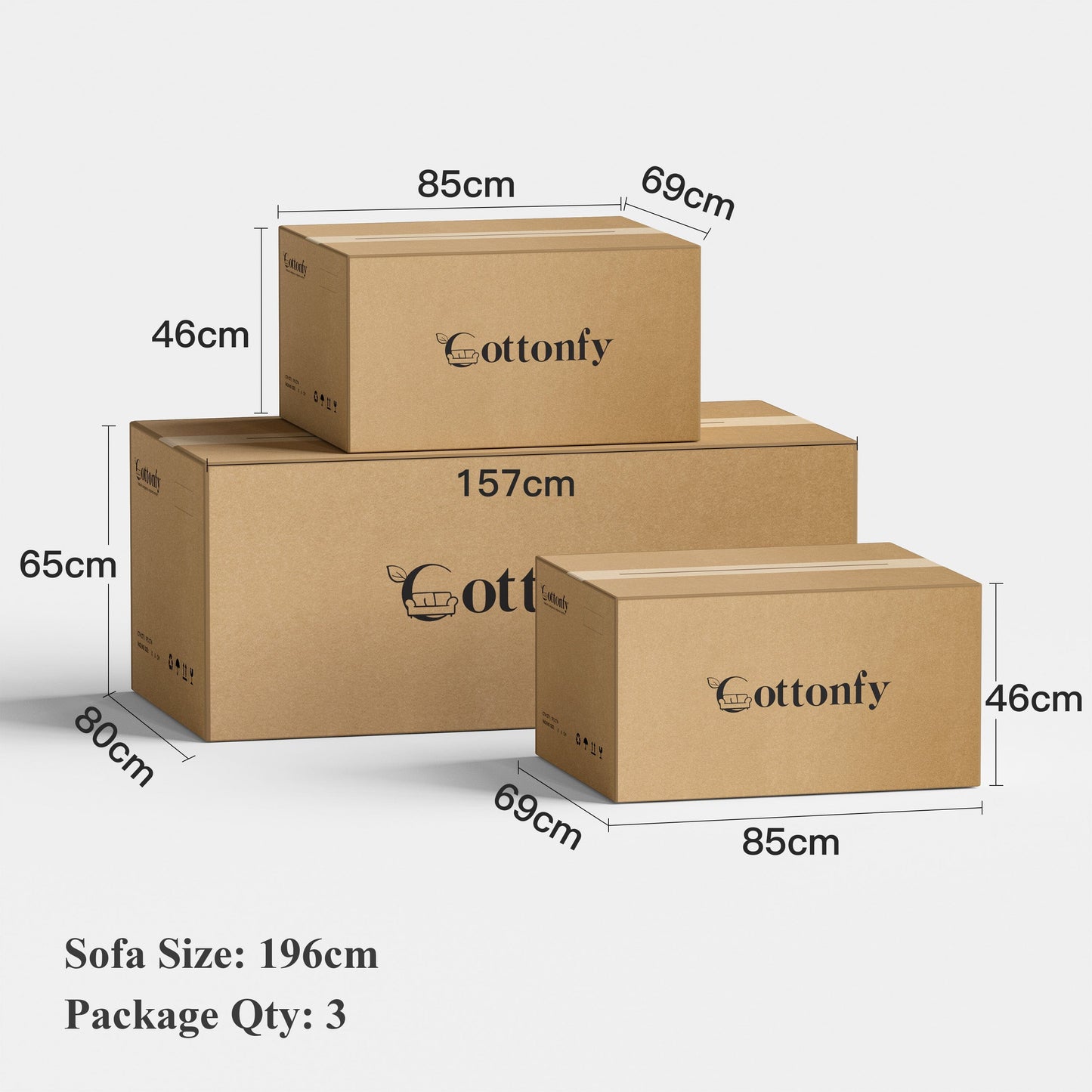 Cottonfy Cream Convertible Sleeper Sofa Bed with Drawers Cottonfy UK