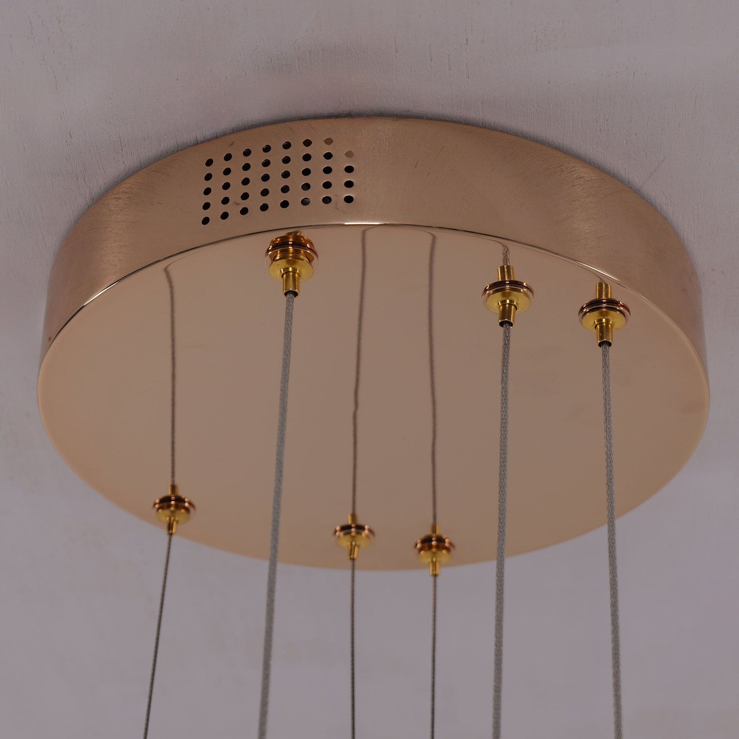 Lightsin Modern Crystal LED Triple-Ring Pendant Light Lightsin UK