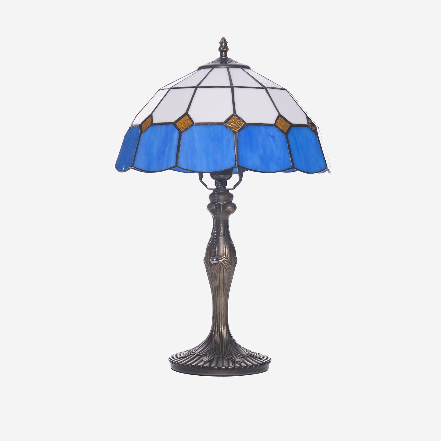 Tiffany Table Lamp | Handcrafted Stained Glass Block Series