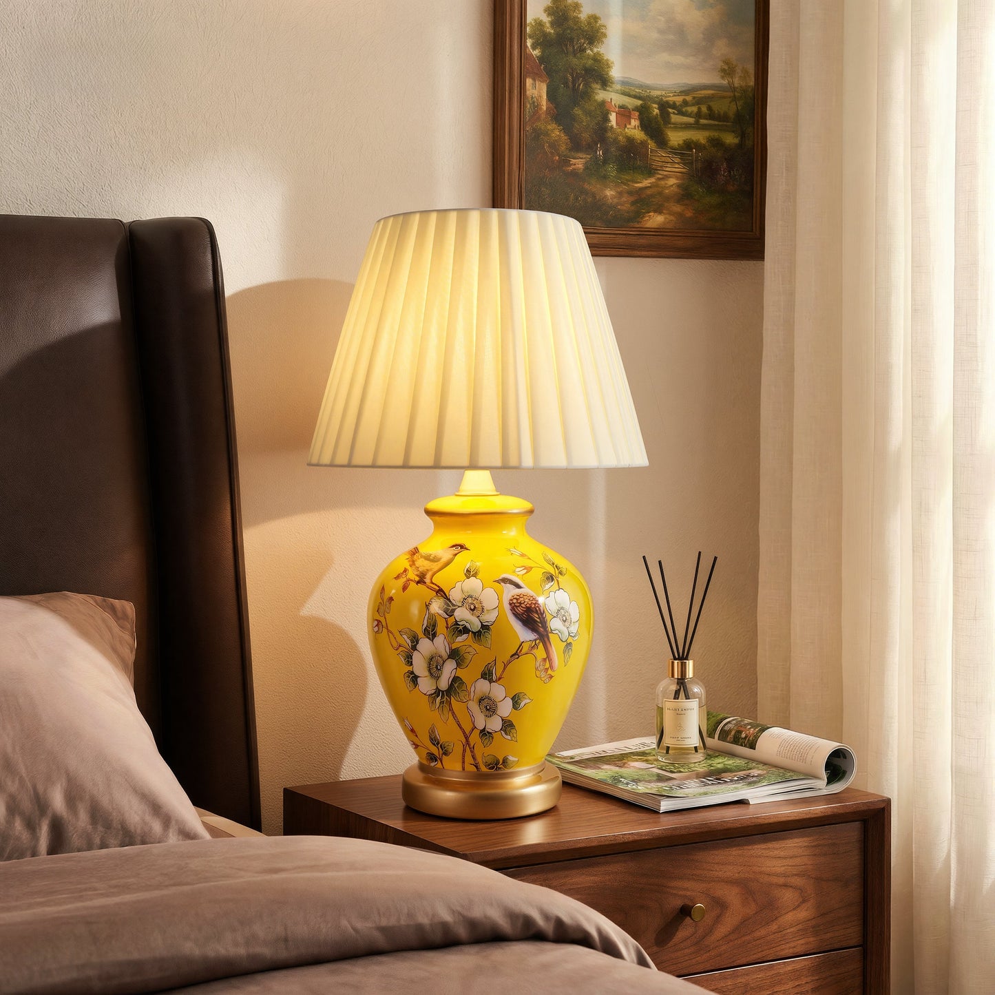 Lightsin Chinoiserie Hand-Painted Ceramic Table Lamp Collection