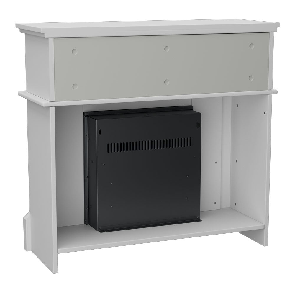 Smallbee Fireplace Cabinet with 18inch Electric Fire | Touchscreen-enabled, remote-controlled, timer-operated