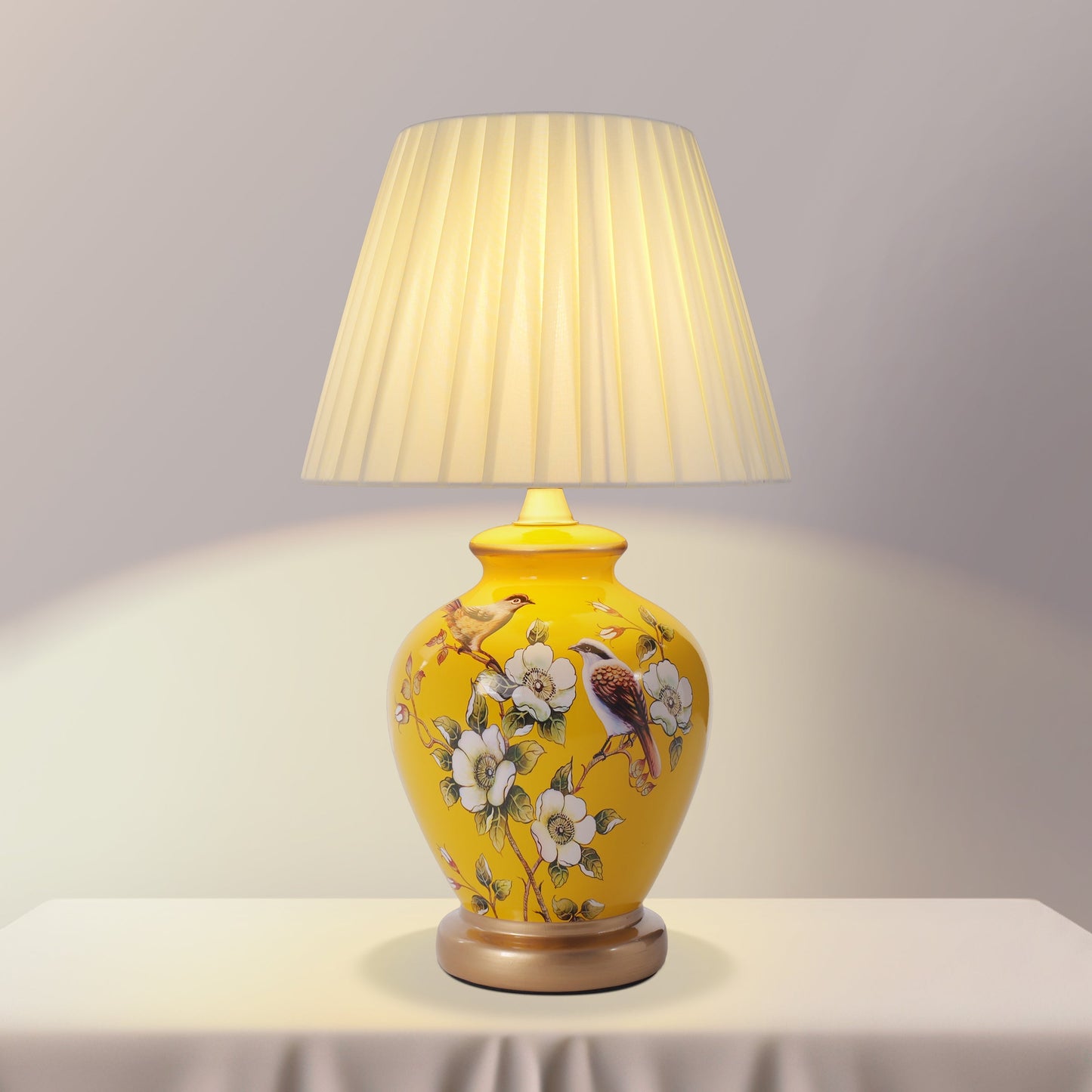 Lightsin Chinoiserie Hand-Painted Ceramic Table Lamp Collection