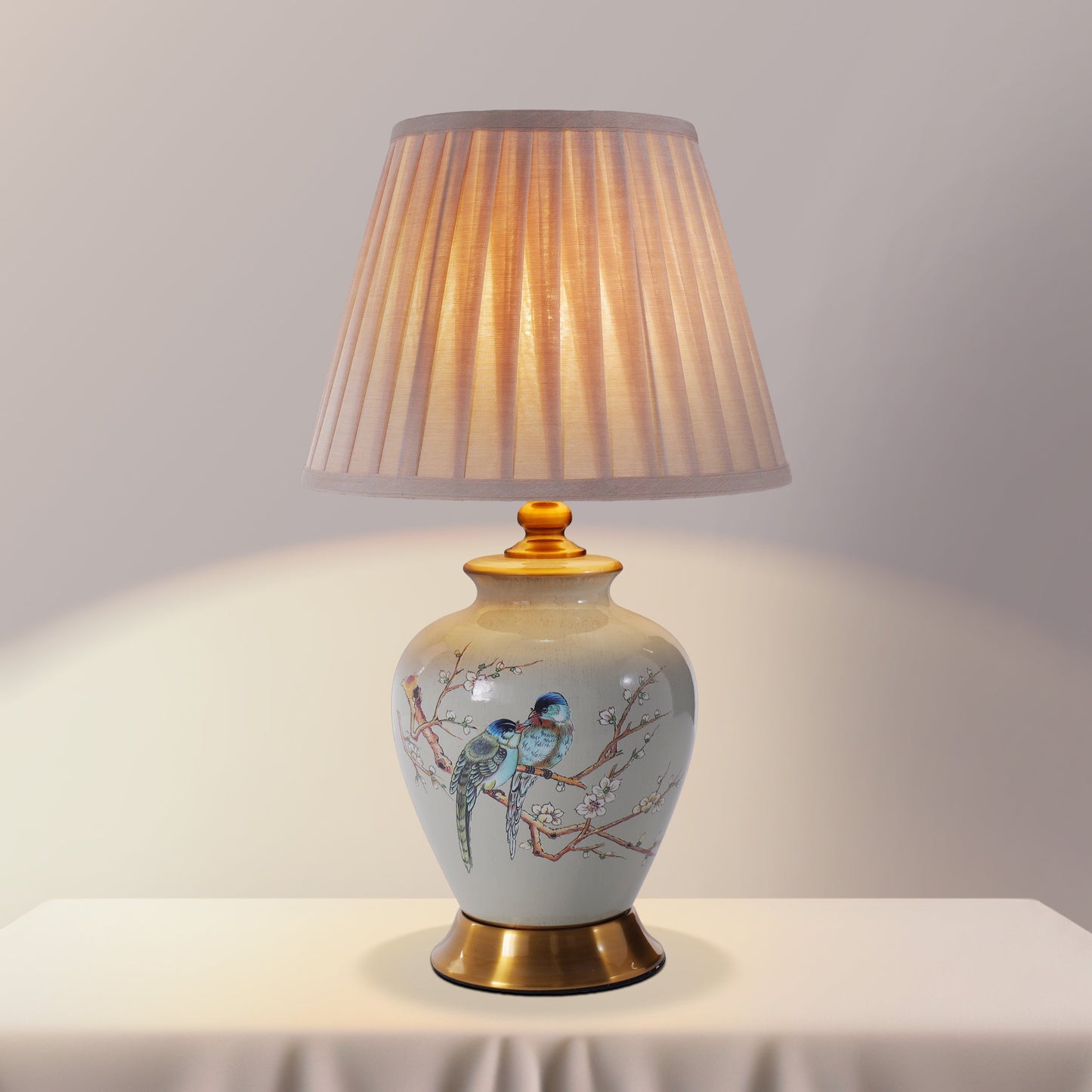 Lightsin Chinoiserie Hand-Painted Ceramic Table Lamp Collection