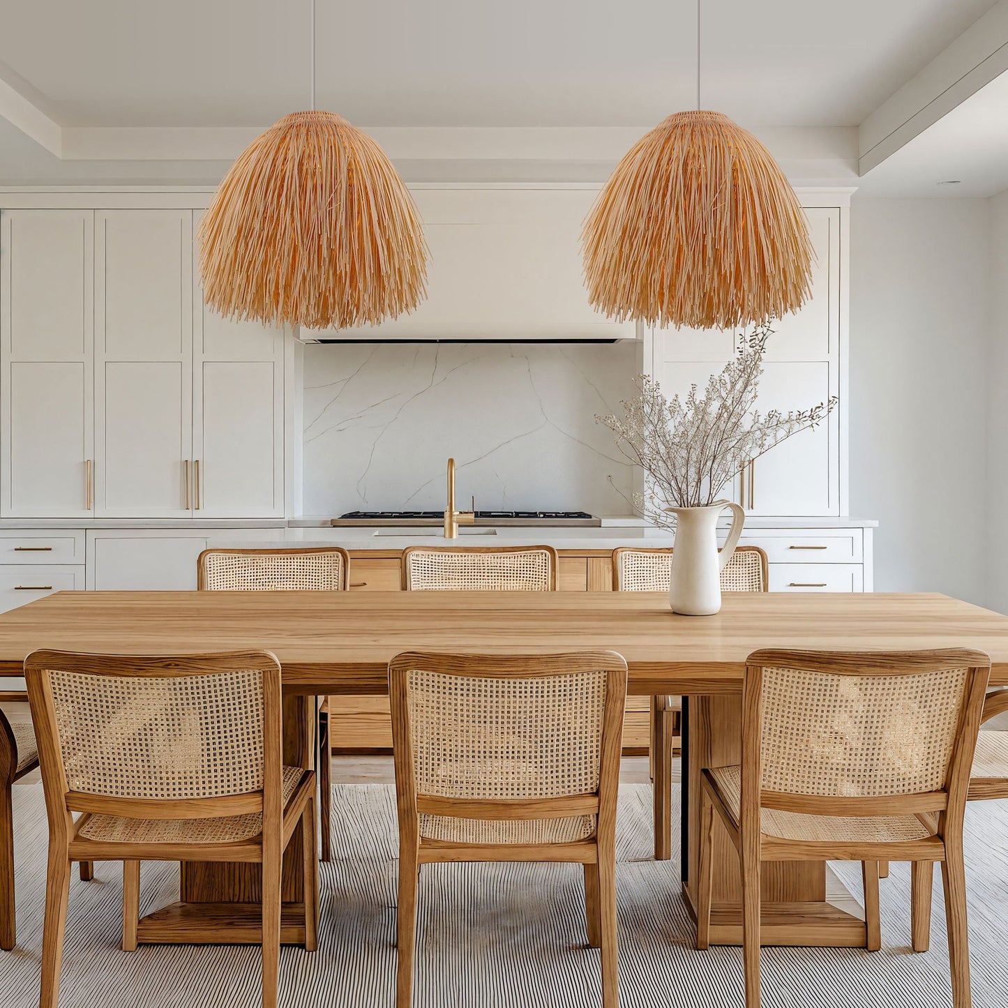 Lightsin Japanese Scarecrow Rattan Pendant Light Lightsin UK