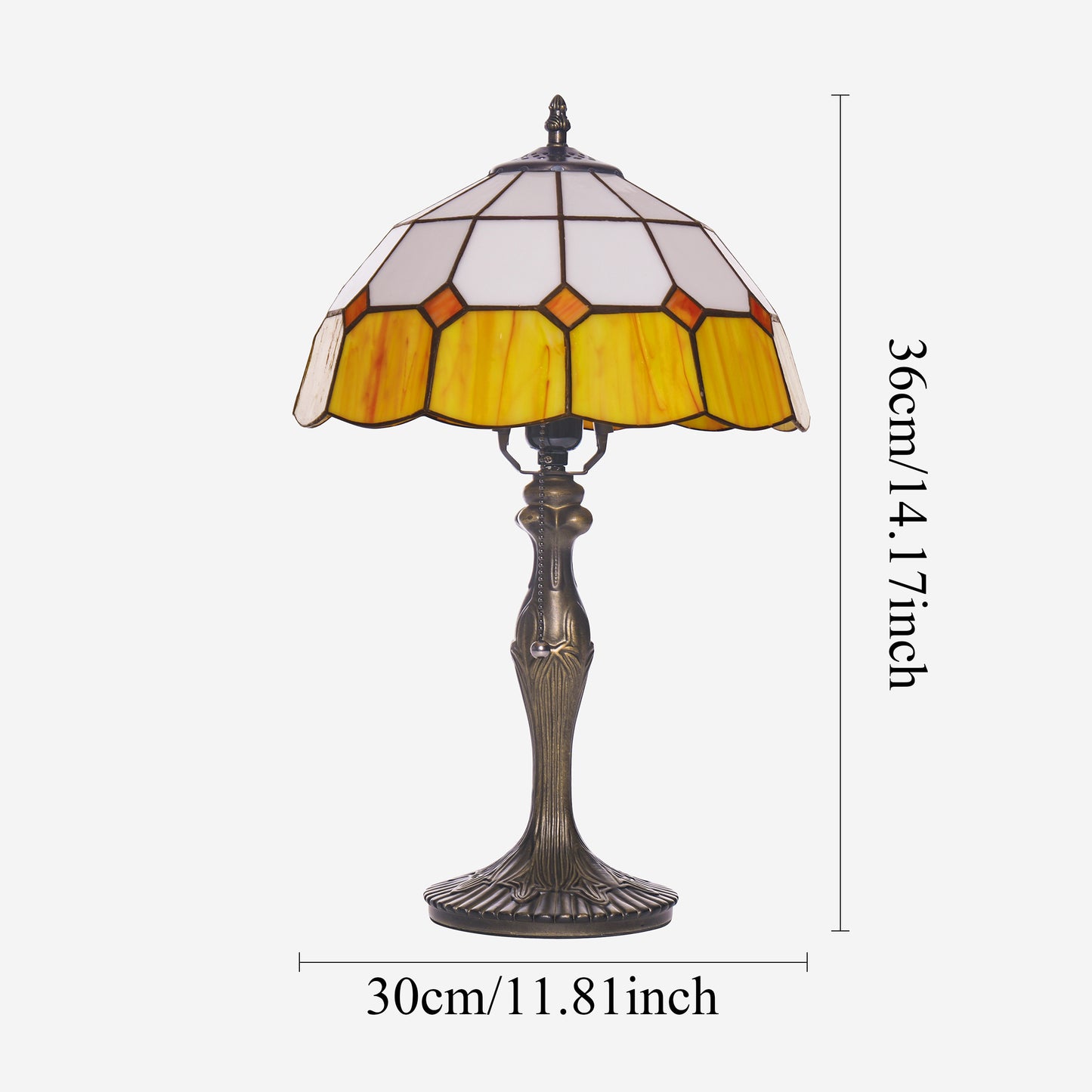 Tiffany Table Lamp | Handcrafted Stained Glass Block Series