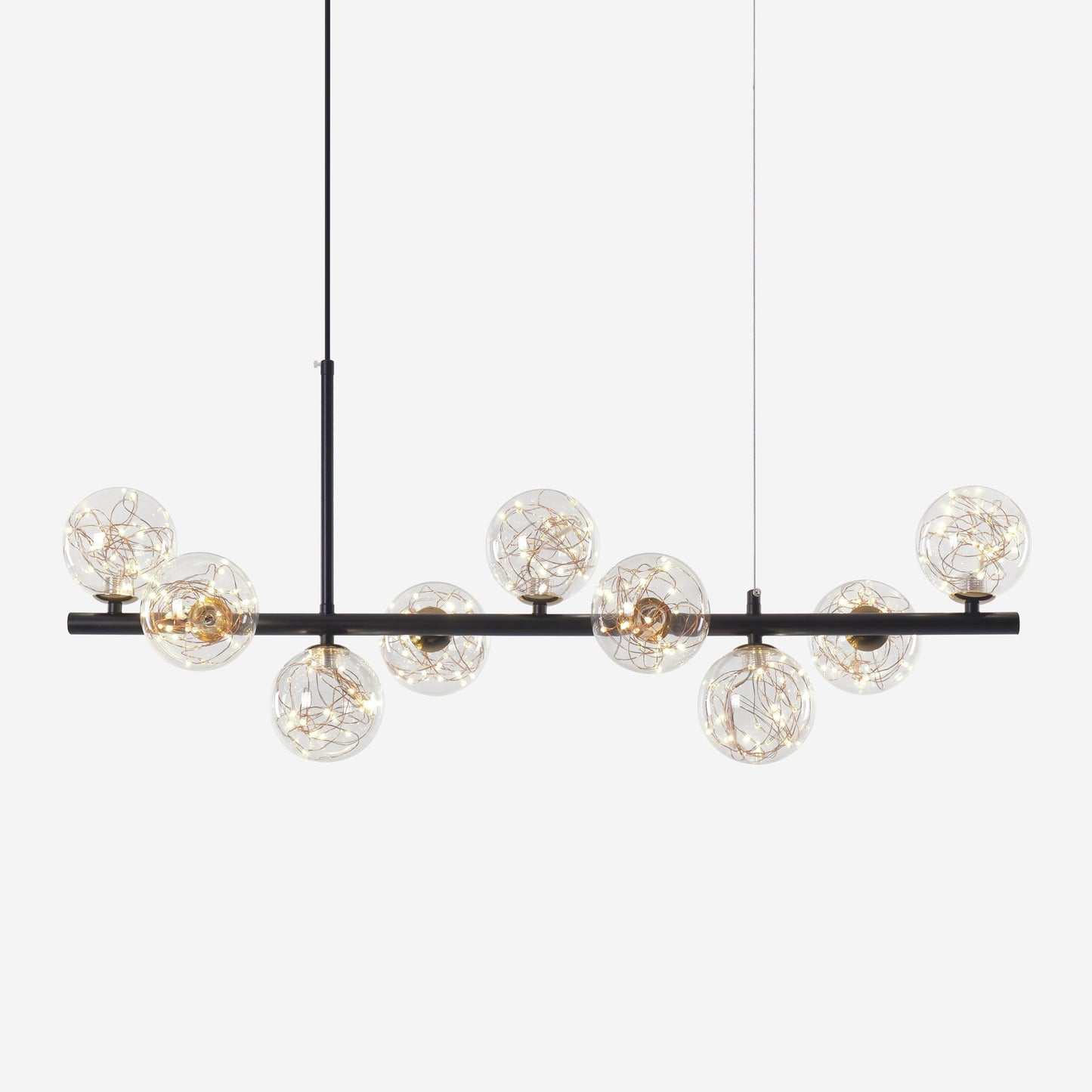 Cumulus - Modern Metal Chandelier with LED Starry Sky Effect