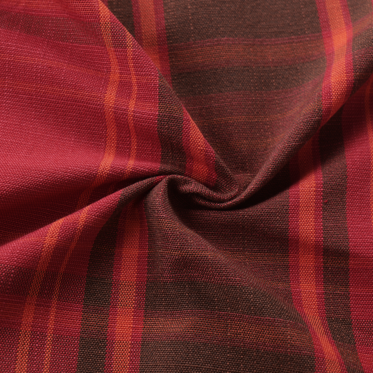 Mid-weight Tartan Check Fabric Cotton, Garnet Red, AR460054