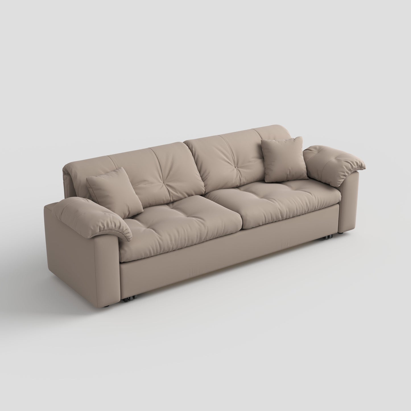 Multifunctional Sleeper Pull Out 2 Seater Sofa Bed with Storage Space