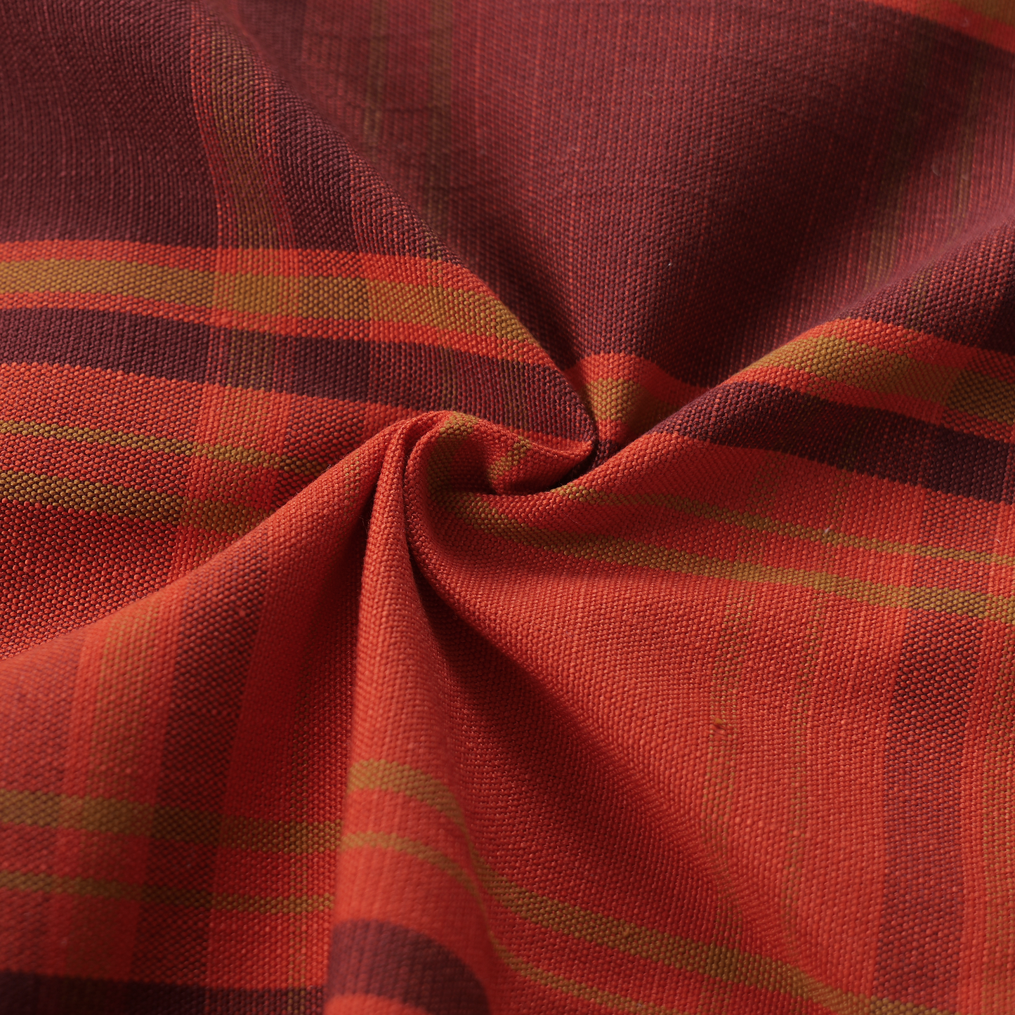 Mid-weight Tartan Check Fabric Cotton, Autumn Spice, AR460053