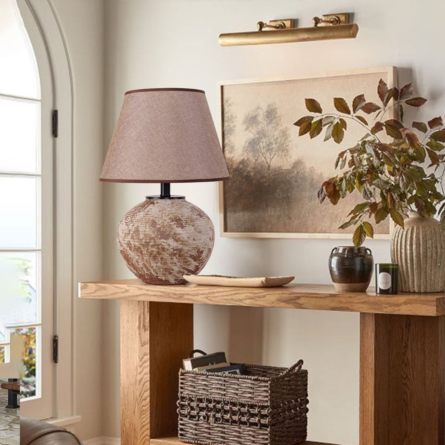 Lightsin 1-Light Pendant Light with Glass Lampshade Lightsin UK