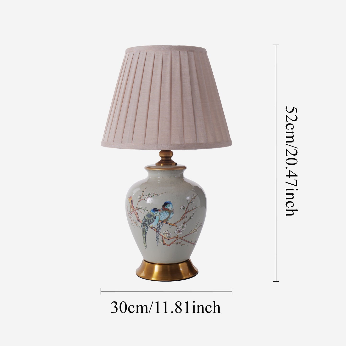 Lightsin Chinoiserie Hand-Painted Ceramic Table Lamp Collection