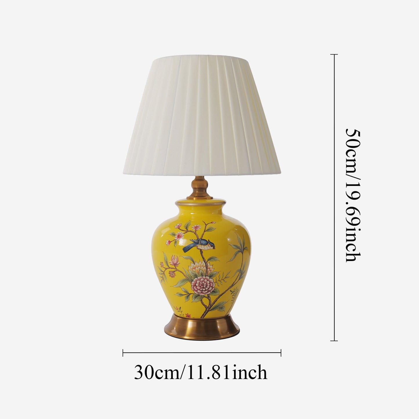 Lightsin Chinoiserie Hand-Painted Ceramic Table Lamp Collection