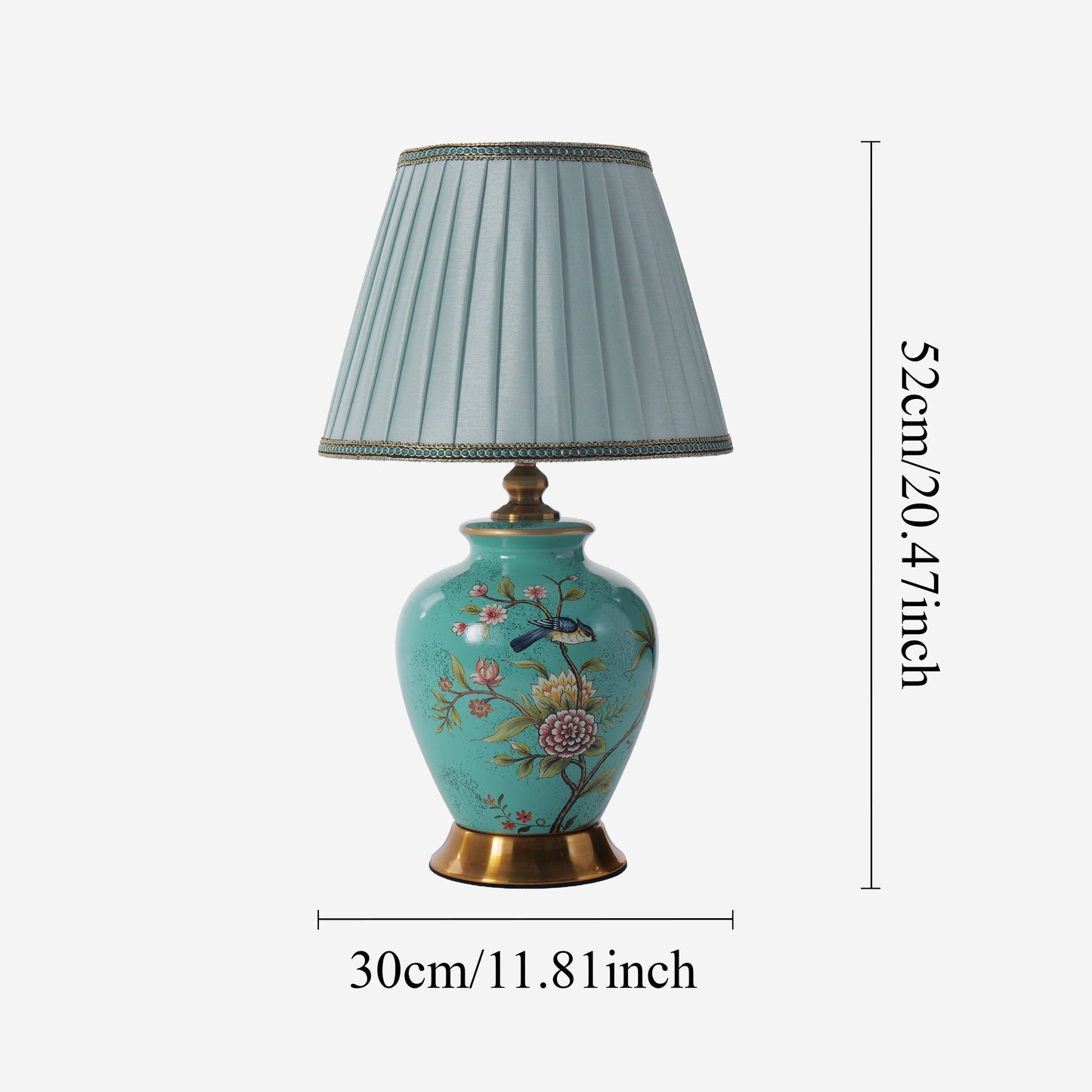 Lightsin Chinoiserie Hand-Painted Ceramic Table Lamp Collection