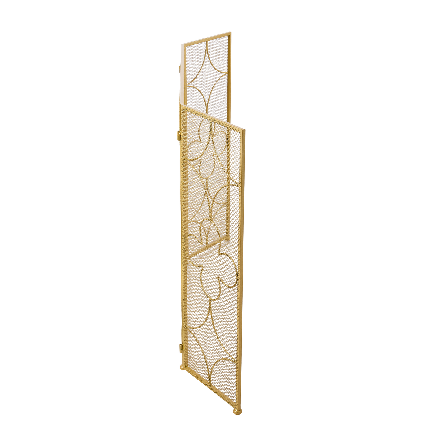 Smallbee Iron Fireplace Screen Gold Powder Coated – 122x2.3x77.5cm