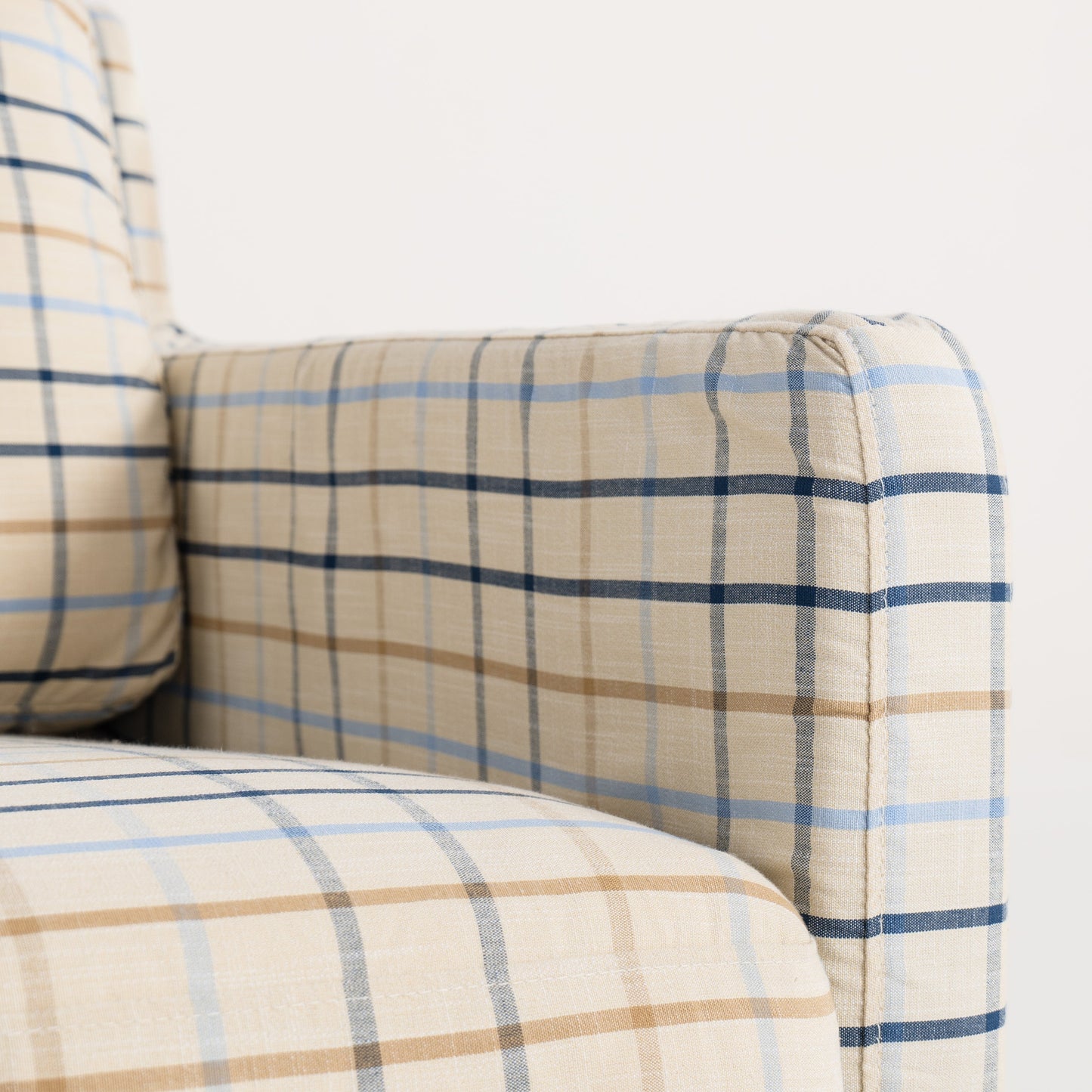 #Colour_Blue Checkered