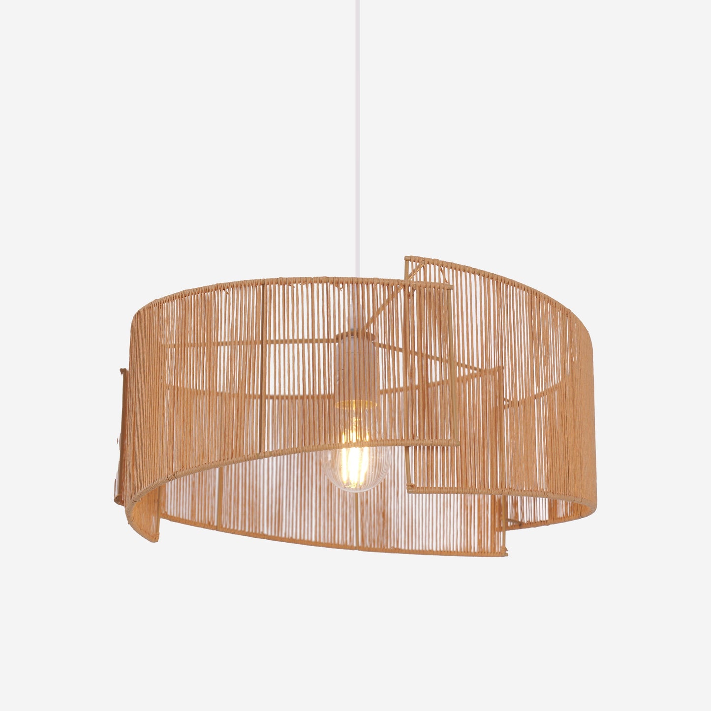 Lightsin Twist and Flow Woven Pendant Light for Serene Living Spaces Lightsin UK
