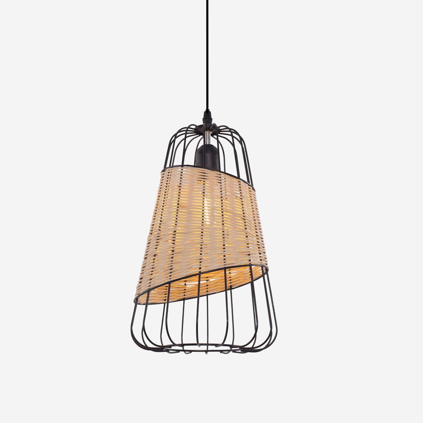 Lightsin Lantern-Inspired Rattan Ceiling Light for Cozy Natural Elegance Lightsin UK