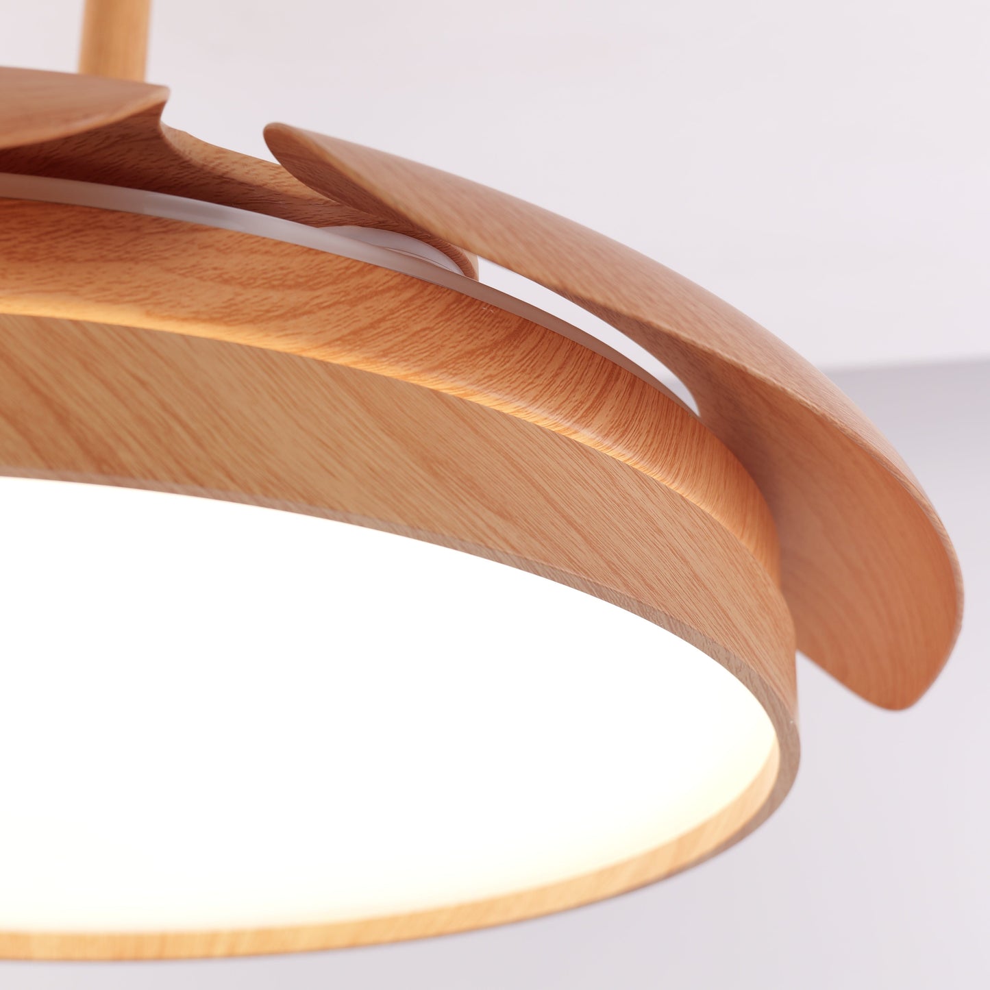 Lightsin Elegant Contemporary Ceiling Fan Light Featuring Soft LED Illumination Lightsin UK