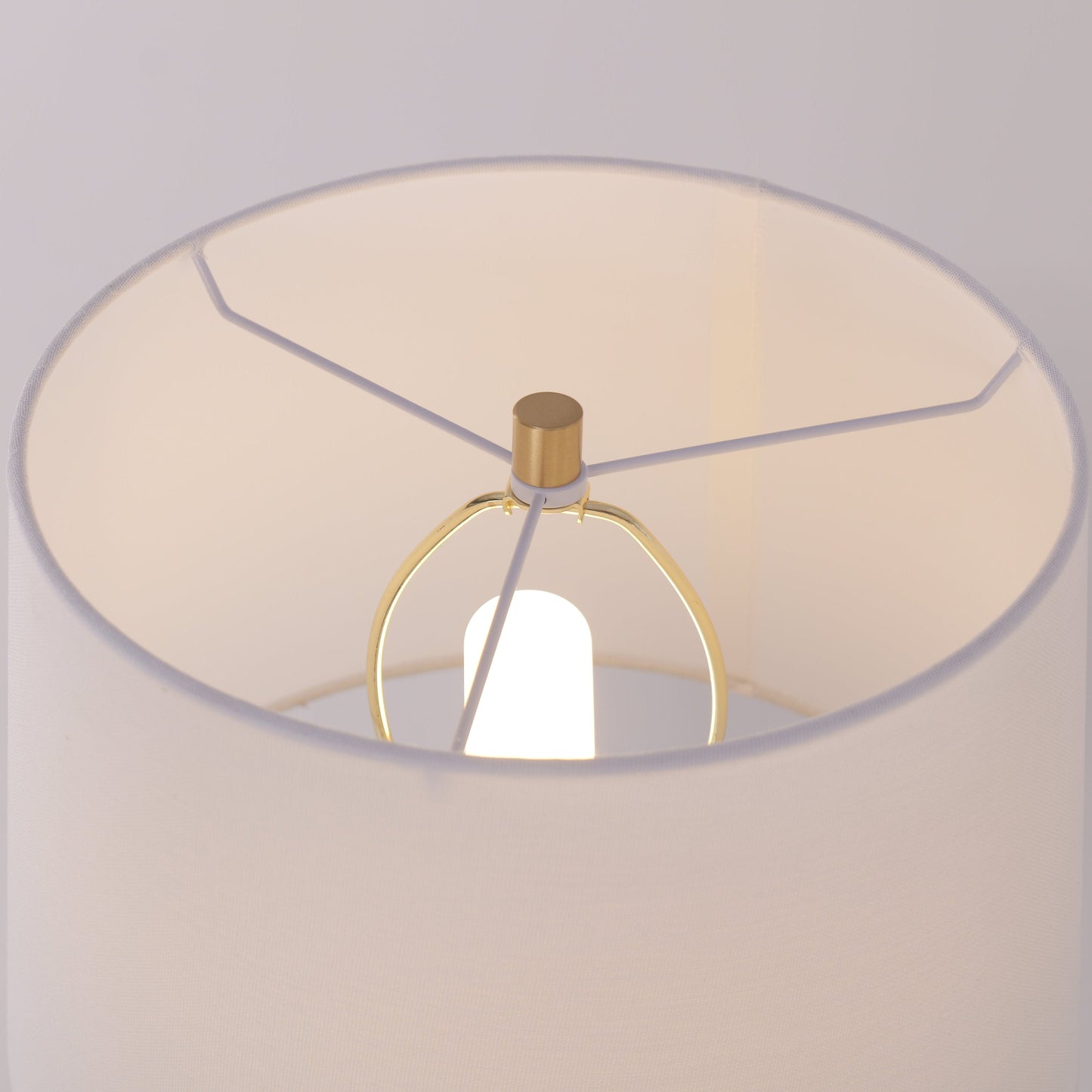 Lightsin 3D Pure White Diamond Embossed Relief Pattern Ceramic Table Lamp Lightsin UK