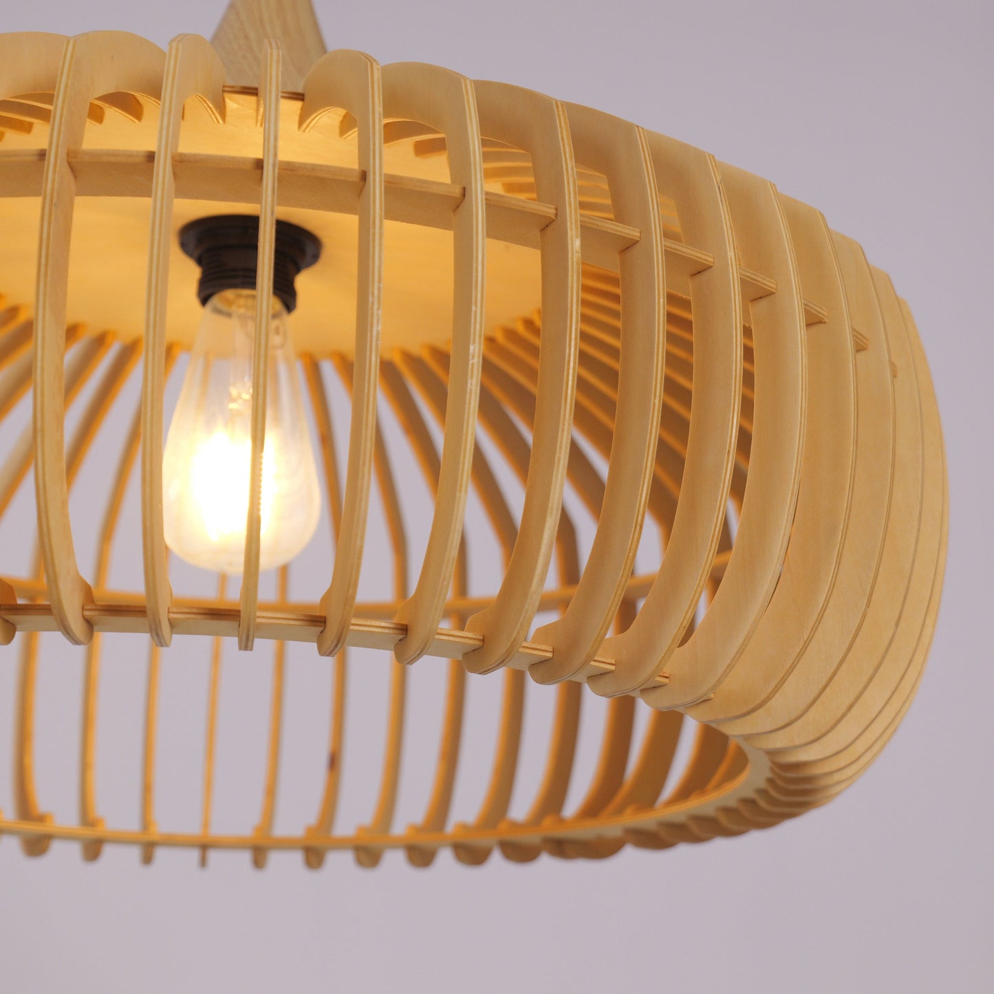 Lightsin Handcrafted Wood Pendant Light for Kitchen Island and Modern Interiors Lightsin UK
