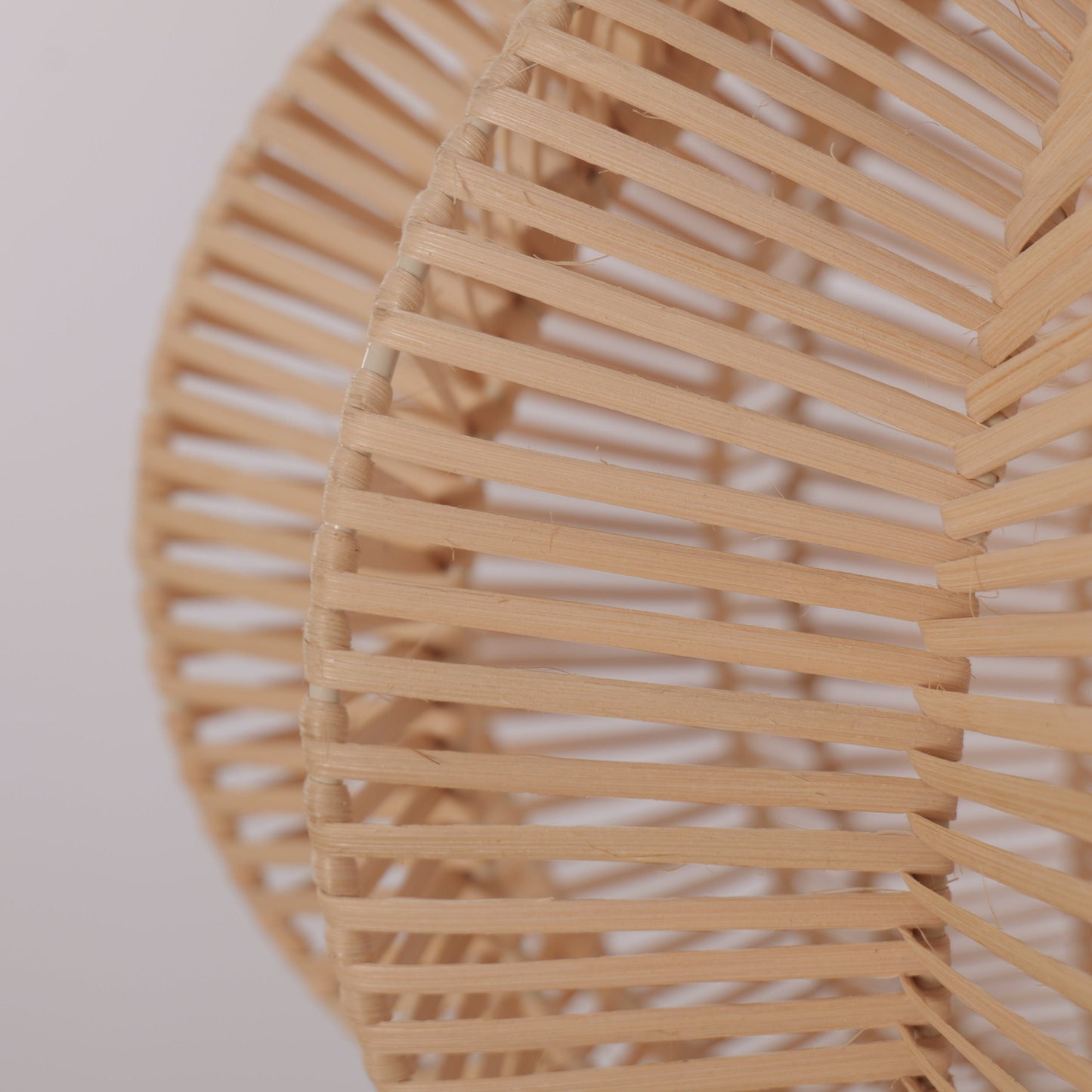 Lightsin Scandinavian Round Rattan Hanging Lamp Lightsin UK
