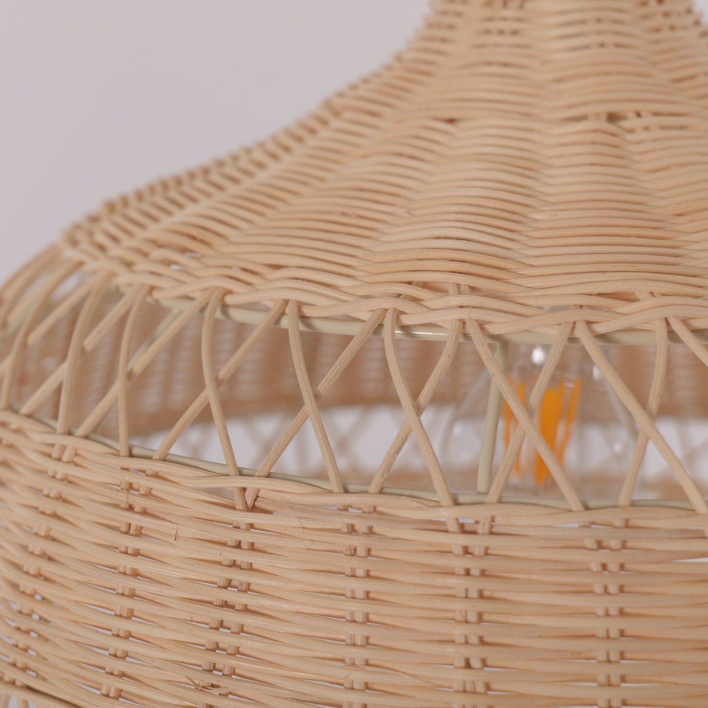 Lightsin Minimalist Bamboo Cone Ceiling Light Lightsin UK