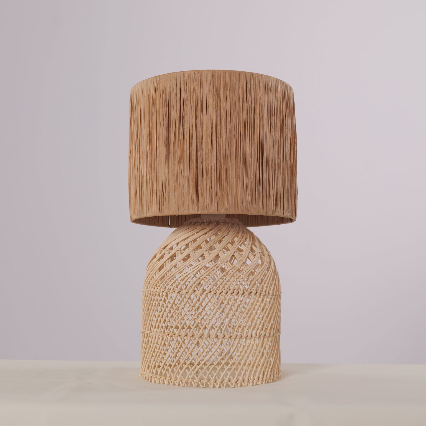 Lightsin Minimalist style Rattan Table Lamps for Cozy Living Spaces Lightsin UK
