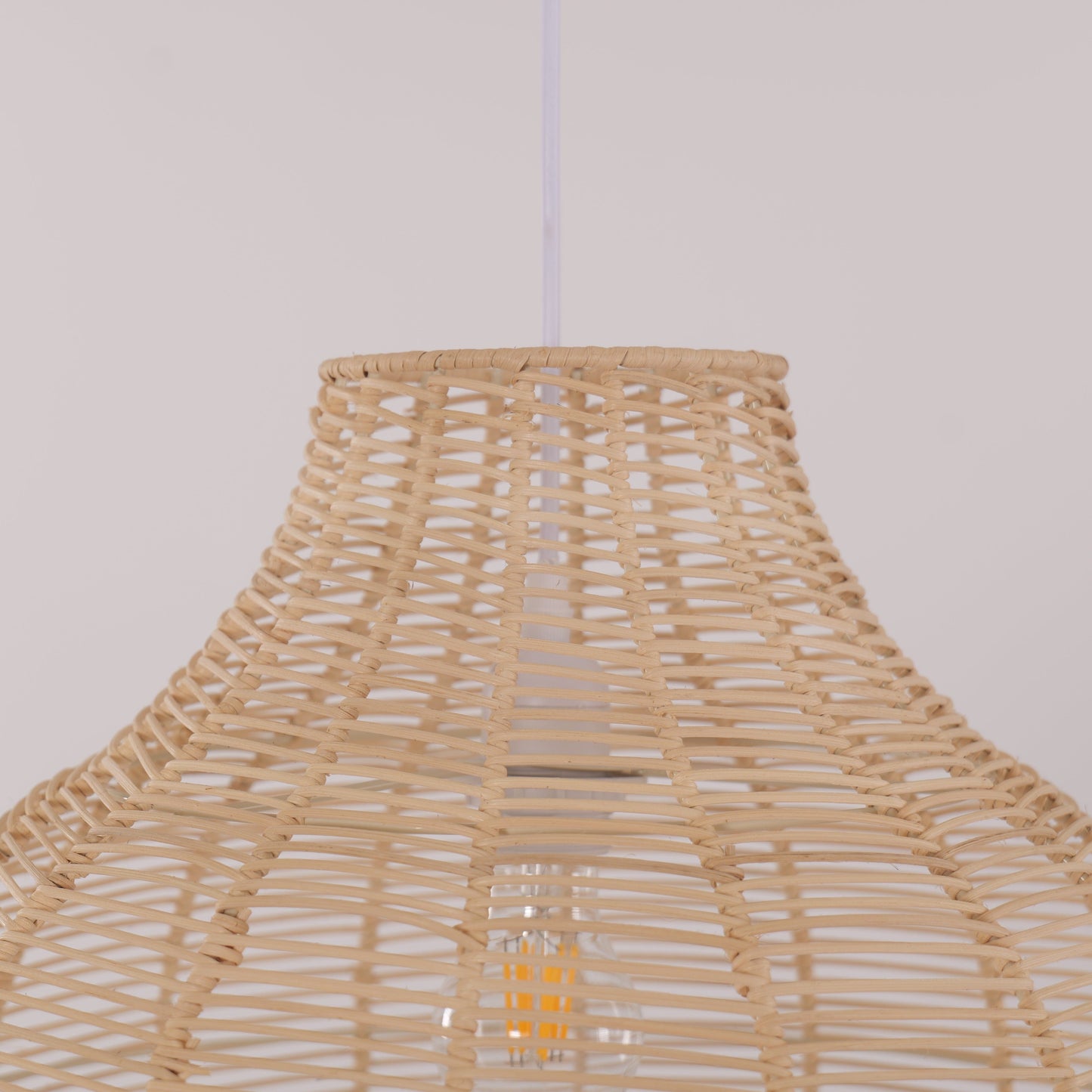 Lightsin Open-Gourd Japanese Rattan Pendant Light Lightsin UK