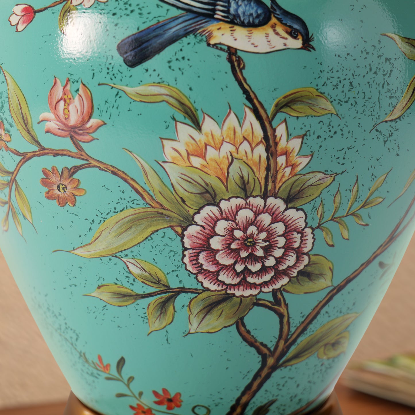 Lightsin Chinoiserie Hand-Painted Ceramic Table Lamp Collection