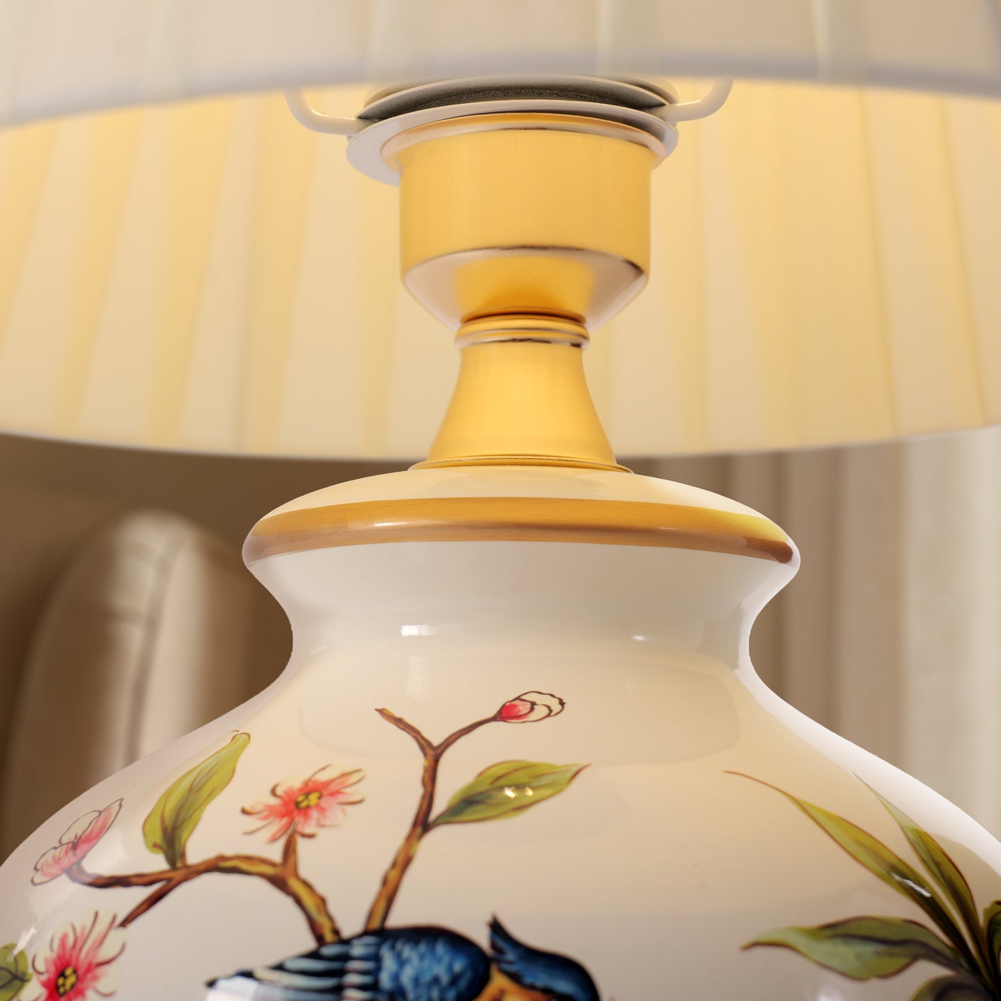 Lightsin Chinoiserie Hand-Painted Ceramic Table Lamp Collection