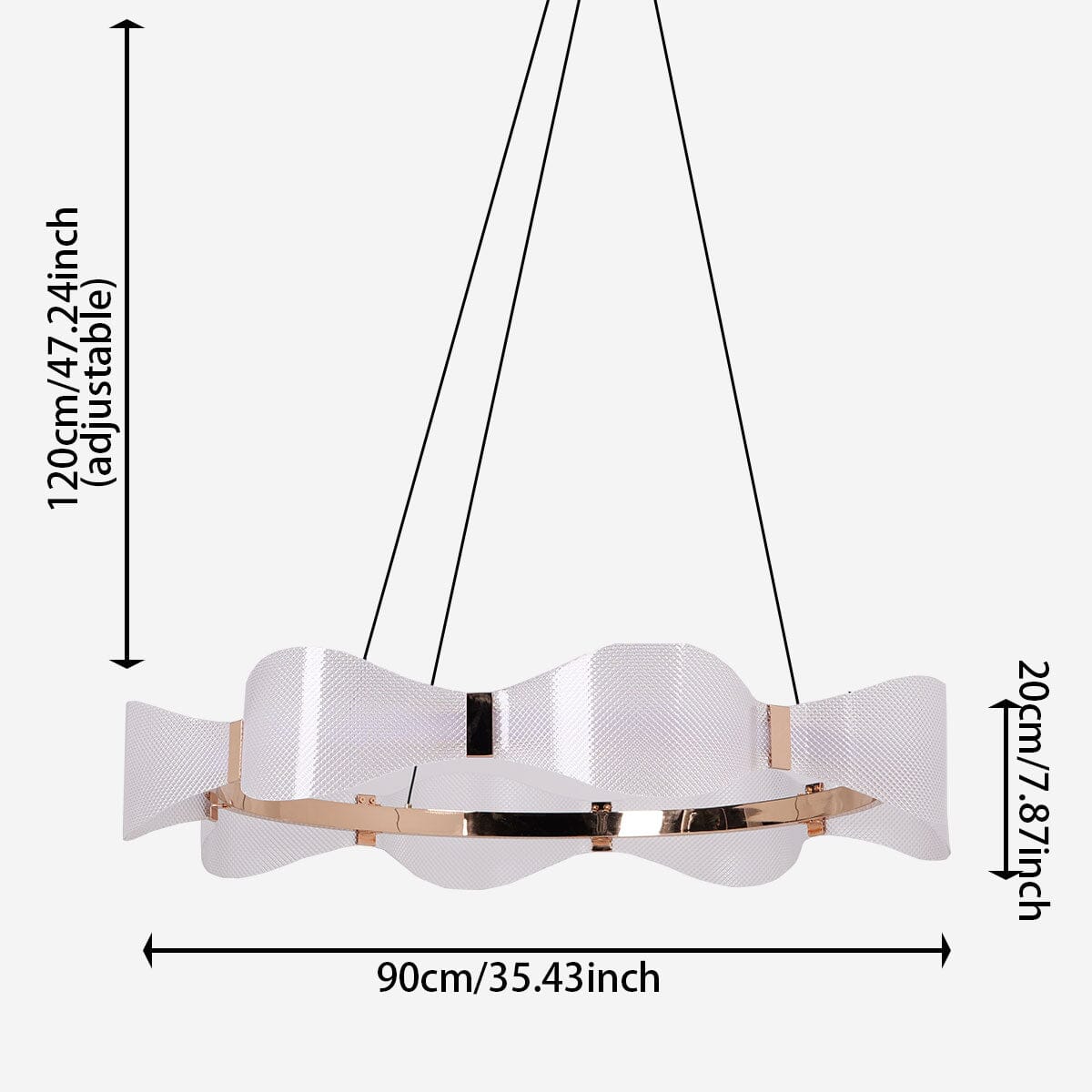 Lightsin Modern Minimalist Acrylic Ring Pendant Light Lightsin UK