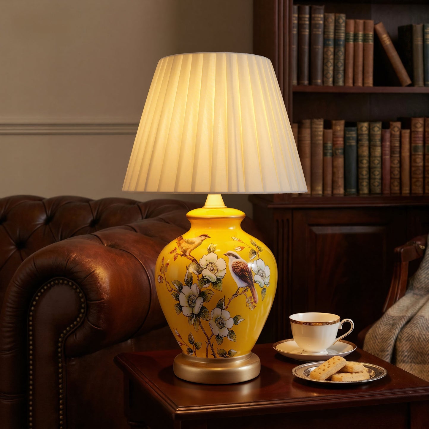 Lightsin Chinoiserie Hand-Painted Ceramic Table Lamp Collection