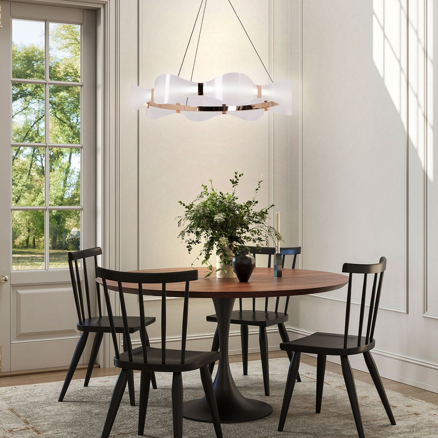 Lightsin Modern Minimalist Acrylic Ring Pendant Light Lightsin UK