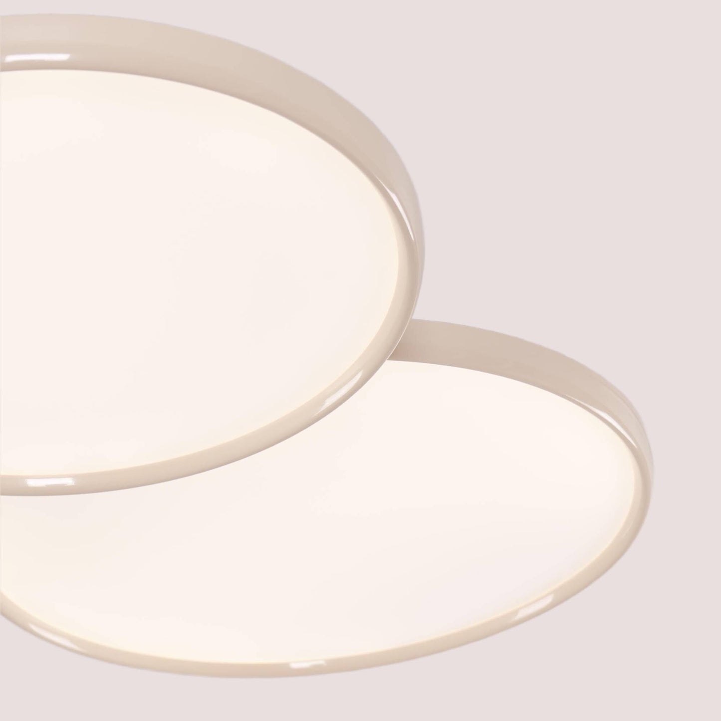 Lightsin Full Spectrum Dimmable Ivory White Aluminum Round LED Ceiling Light Lightsin UK