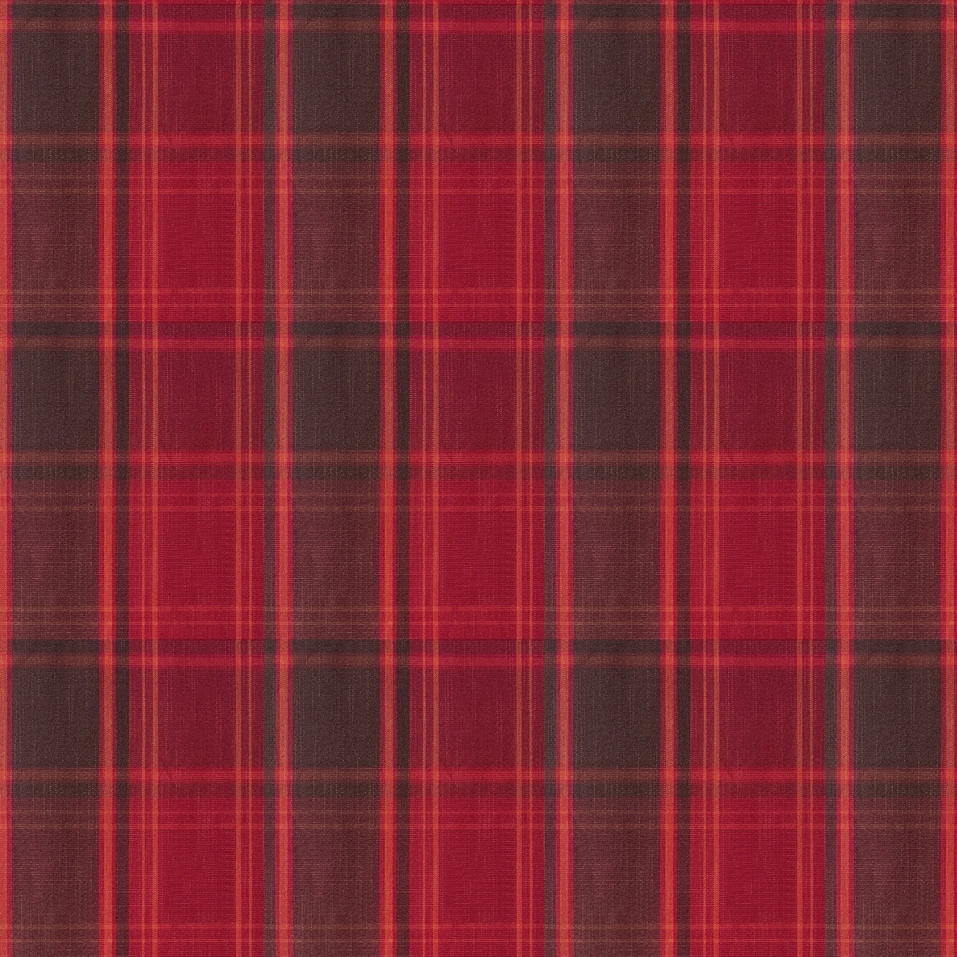 Mid-weight Tartan Check Fabric Cotton, Garnet Red, AR460054