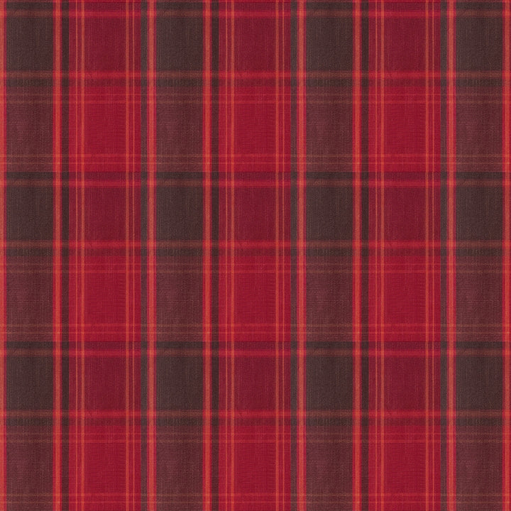 Mid-weight Tartan Check Fabric Cotton, Garnet Red, AR460054