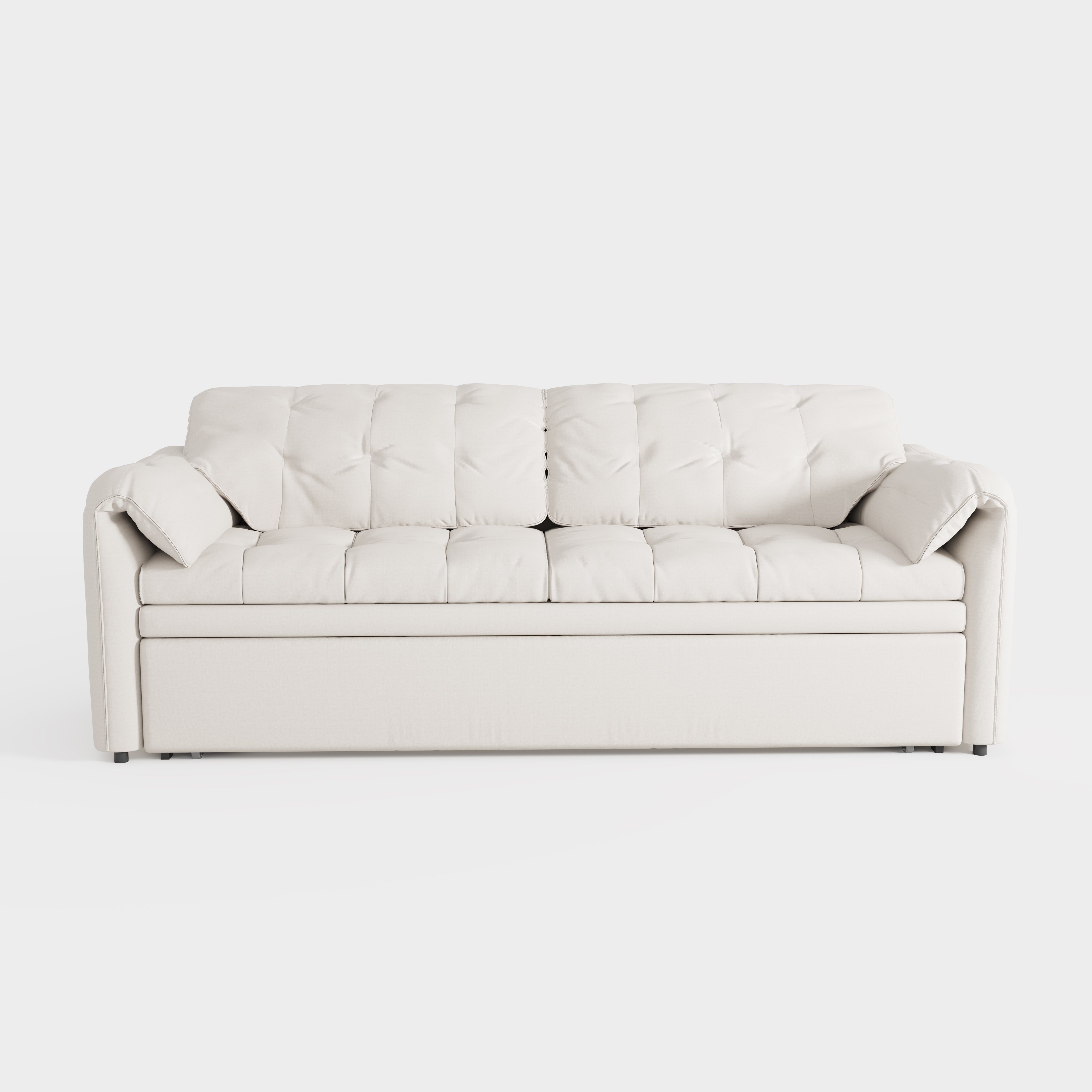 Cloud Elephant Ears Folding Corner Sofa Bed with Storage