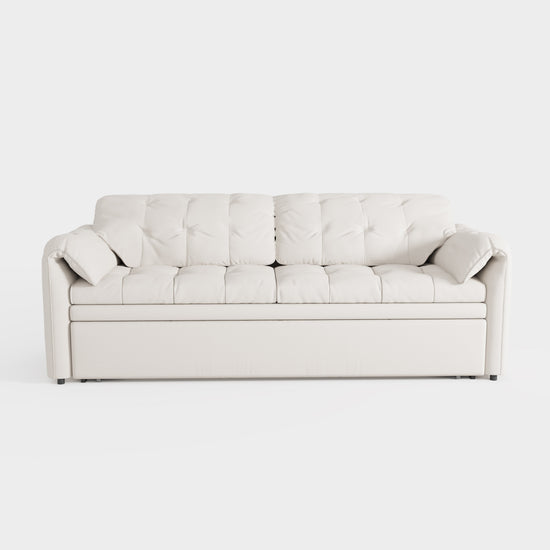 Cloud Elephant Ears Folding Corner Sofa Bed with Storage