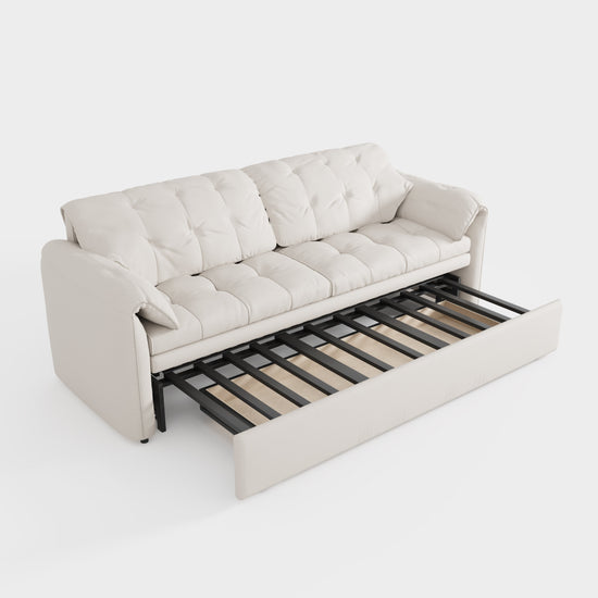 Cloud Elephant Ears Folding Corner Sofa Bed with Storage