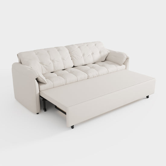 Cloud Elephant Ears Folding Corner Sofa Bed with Storage