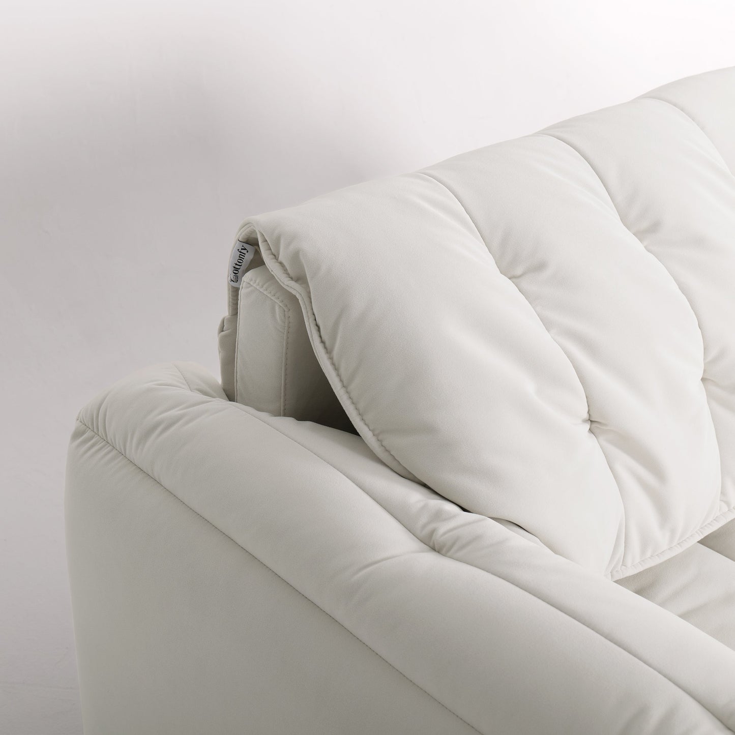 Cloud Elephant Ears Folding Corner Sofa Bed with Storage