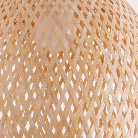 Lightsin Handwoven Bamboo Pendant Light Natural Elegance for Warm Ambient Spaces Lightsin UK 