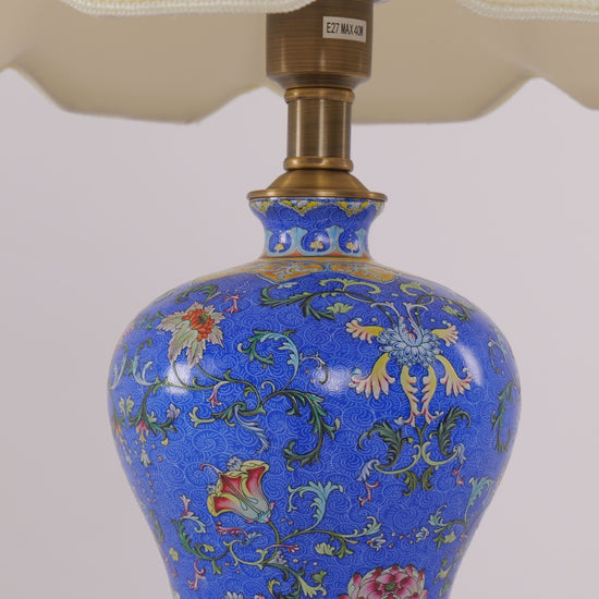 Lightsin Elegant Handcrafted Ceramic Table Lamp Collection with Floral Design Lightsin UK 