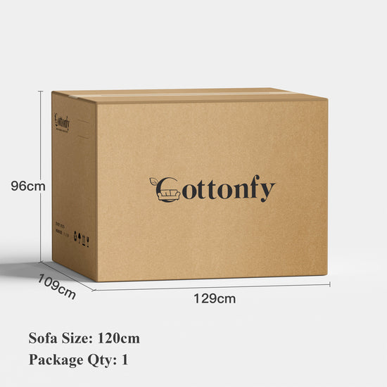 Cottonfy Cat-Scratch Resistant Fabric Elephant Ears Style Corner Sofa