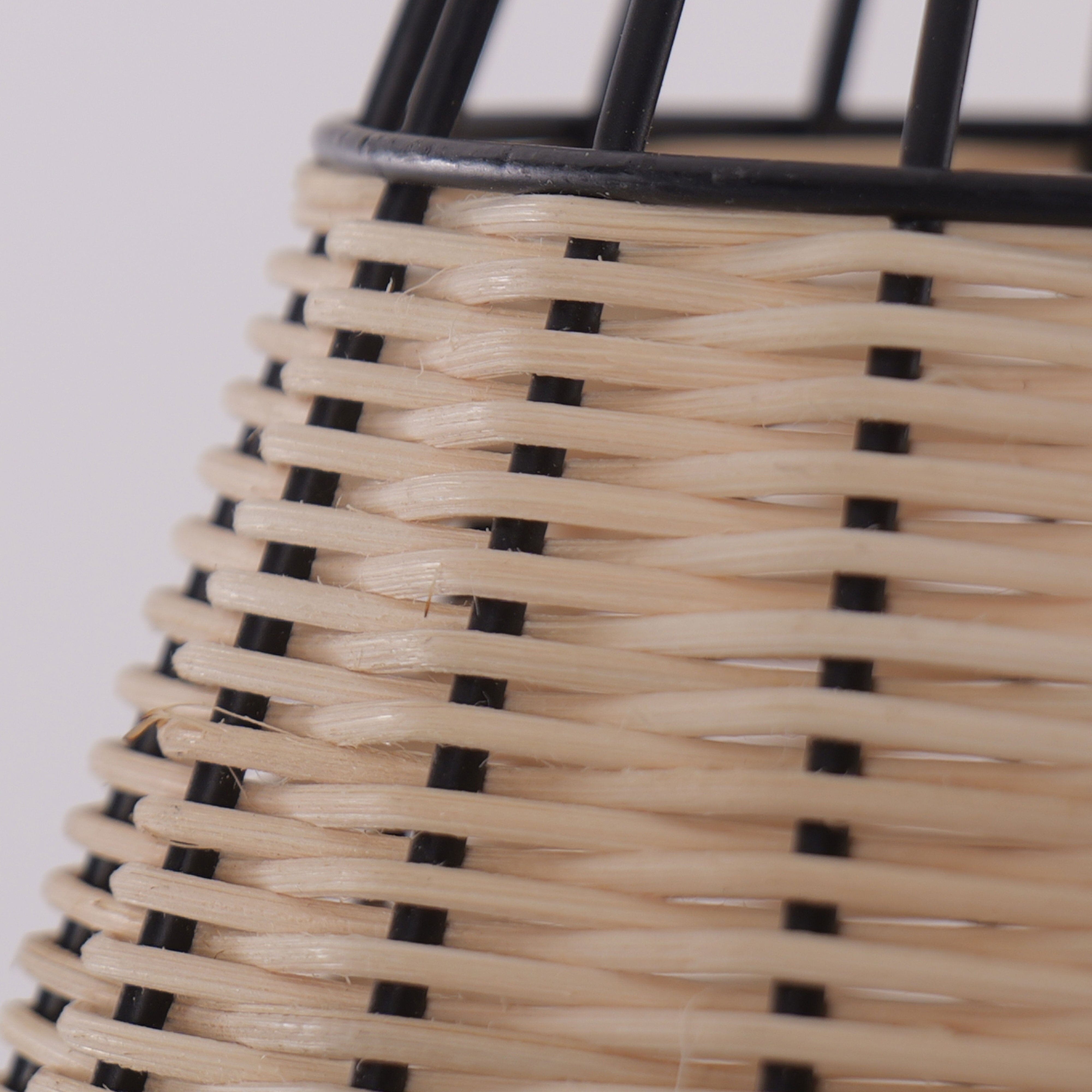 Lightsin Bell-Shaped Rattan Pendant Light for Timeless Rustic Elegance Lightsin UK 