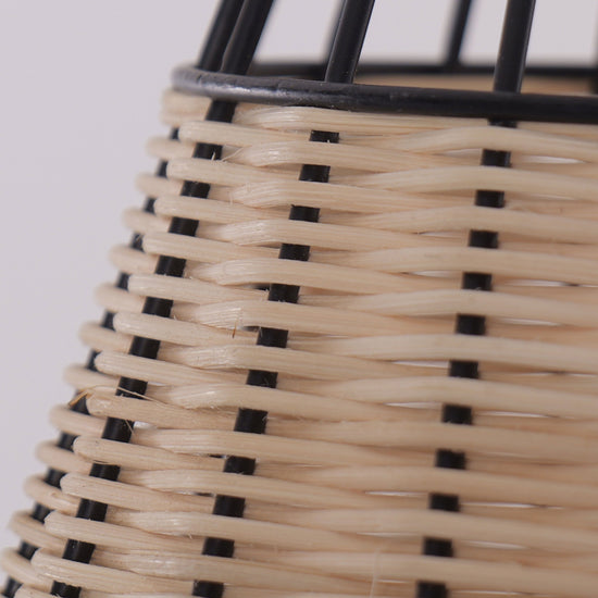 Lightsin Bell-Shaped Rattan Pendant Light for Timeless Rustic Elegance Lightsin UK 