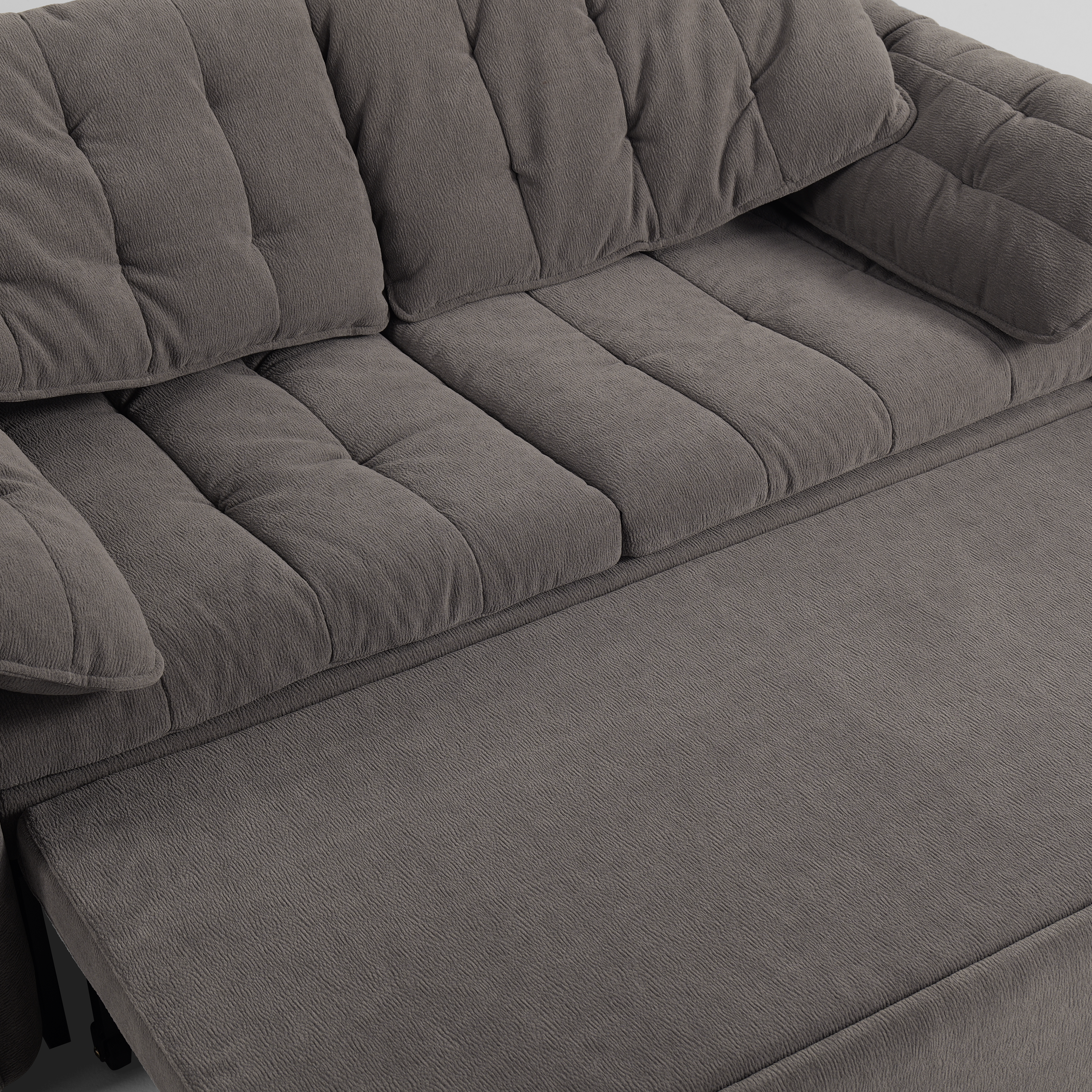 Cloud Elephant Ears Folding Corner Sofa Bed with Storage