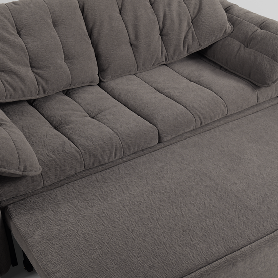 Cloud Elephant Ears Folding Corner Sofa Bed with Storage